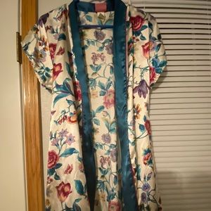 Silk sleep robe